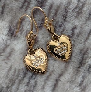 Juicy Couture Crown Dangle Earrings